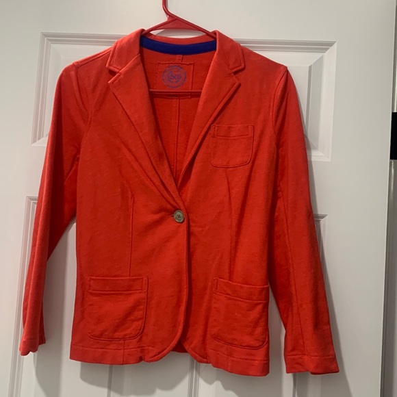 SO Jackets & Coats Small So Red Cotton Blazer Poshmark